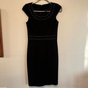 White House Black Market Elegant Studded Dress